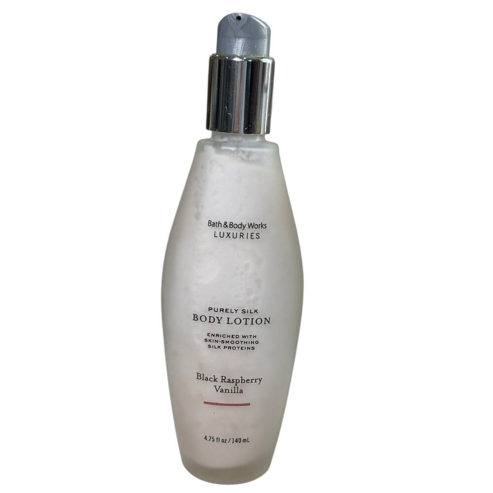 Bath & Body Works Purely Silk Body Lotion Black Raspberry Vanilla 4.75 floz‎